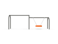 View Saucer Swing Arch Bay Combo slide