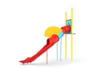 View Olympus 10' Tunnel to Open Slide with Buddy Exit slide