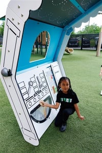 View Bungalow Playhouse slide