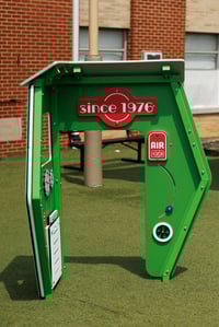 View Service Station Playhouse slide