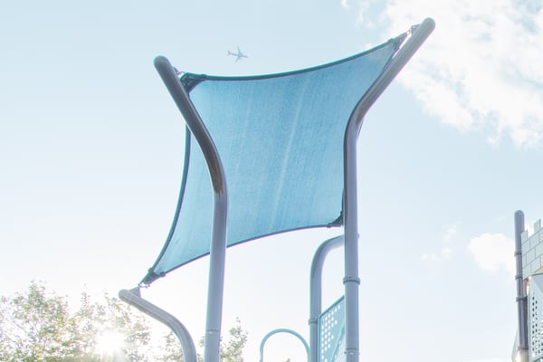 Square Canopy Fabric SunShade 2