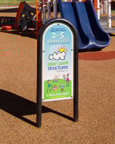 Age Appropriate Sign Fiberglass 2