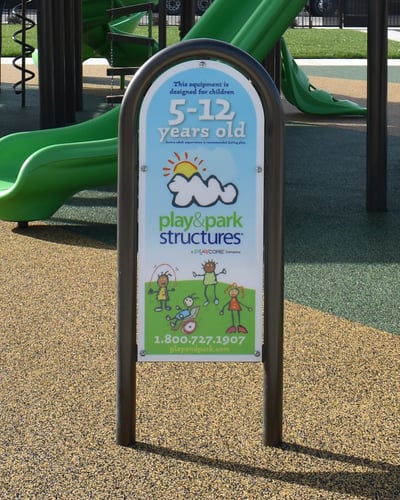 Age Appropriate Sign Fiberglass 4