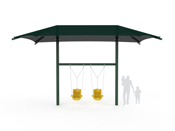 Shaded Swing Frame 1 Bay 2