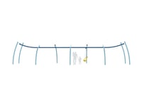 View Temple Trolley - Single Extended slide