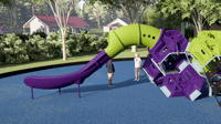View Tube to Open Slide with Surge slide