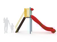 View Freestanding 6' Double Velocity Wave Slide slide