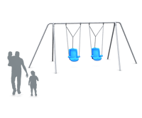 View 2 3/8 O.D.Tripod Swing 8' slide