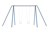 View 2 3/8 Galvanized 10' Tripod Swing slide