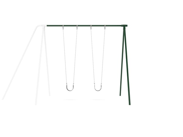 2 3/8” Galvanized 10’ Tripod Swing Add-A-Bay 2