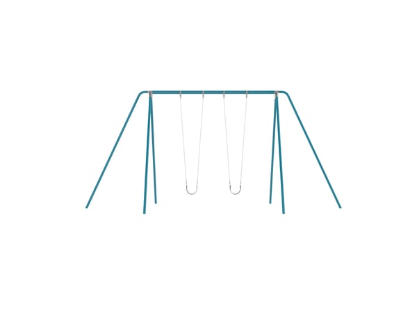3 1/2 Galvanized 10' Tripod Swing 2