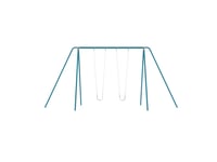 View 3 1/2 Galvanized 10' Tripod Swing slide