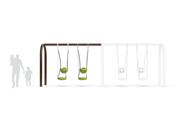 5” Arch Swing Add-A-Bay 4