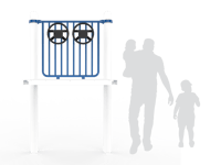 View Pipe Wall with Double Playwheel slide