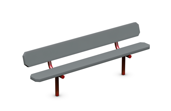 8' Bench Inground 1