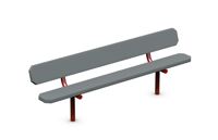 View 8' Bench Inground slide