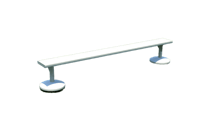 View 8' Player Bench Seat Portable slide