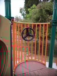 View Balcony Deck with Playwheel slide