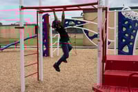 View Horizontal Swoop Ladder slide