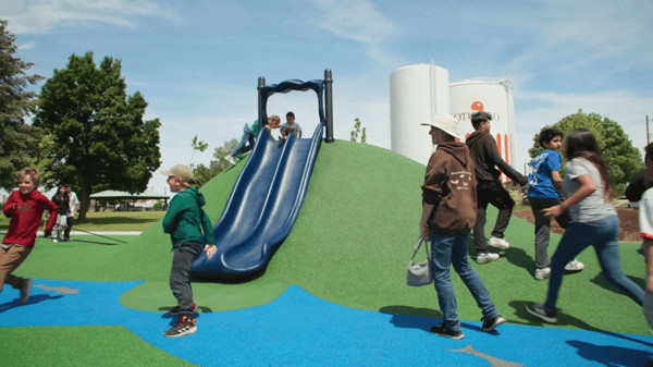 Double Hillside Velocity Slide video 1