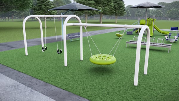 Saucer Swing Arch Bay Combo 4