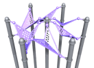 View Pinwheel Tri-Faceted Hexagon Roof slide