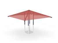 View Square Fabric Shade slide