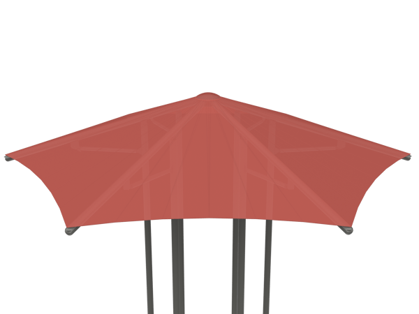 Hex Canopy Fabric Shade 1