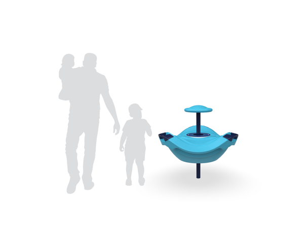 SWURV Spinner with Center Wheel 2