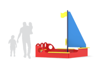View Sailboat Sand Box slide