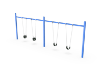 View 5 Od Single Post Swing 4 Seat slide