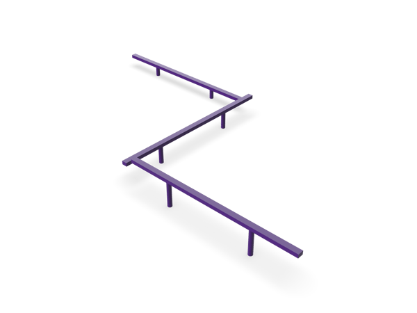Triple Straight Balance Beam - 3L 1