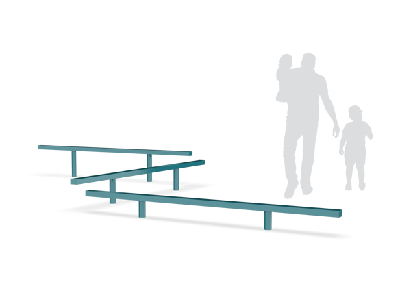 Triple Straight Balance Beam - 3L 3