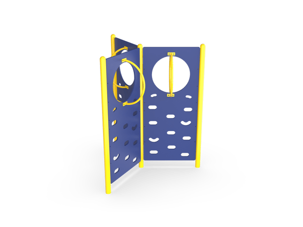 Triple Climb Wall With Rings 1