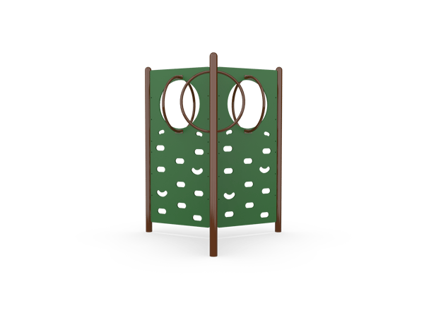 Triple Climb Wall With Rings 2