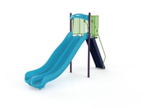 View Freestanding 6' Double Velocity Wave Slide slide