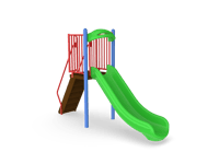 View Freestanding 4' Single Velocity Slide slide