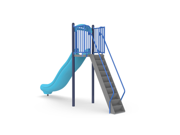 Freestanding 6' Single Velocity Wave Slide 2