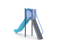 View Freestanding 6' Single Velocity Wave Slide slide