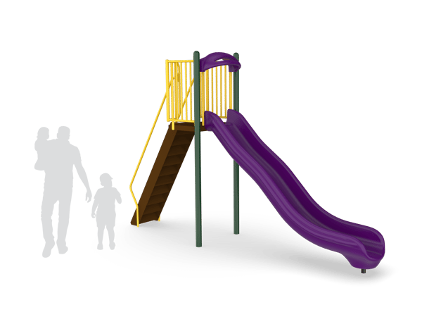 Freestanding 6' Single Velocity Wave Slide 3