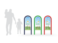 View Age Appropriate Sign Fiberglass slide