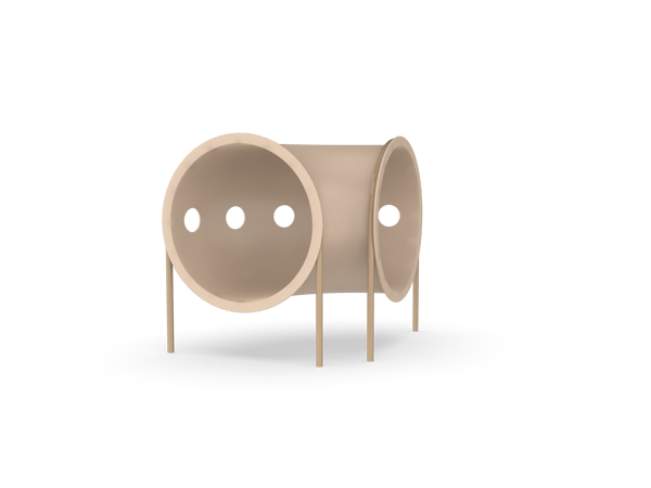 90 Degree Curved Crawl Tube 1