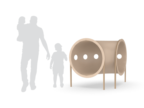 90 Degree Curved Crawl Tube 4