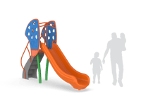 View Freestanding Early Horizons 4' Single Velocity Slide slide