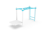 View Horizontal Swoop Ladder slide