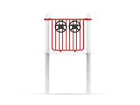 View Pipe Wall with Double Playwheel slide