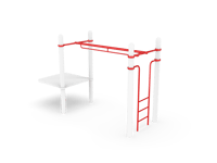 View Single Horizontal Rail Ladder slide