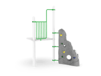 View Angled Rock slide