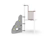 View Angled Rock slide