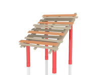 View Square Slat Roof slide